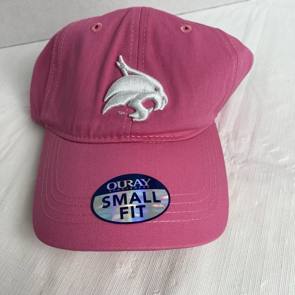 New Hampshire Wildcats Hat‎ Pink Strapback Small Medium New NWT Ouray